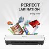 Fellowes Sola A4 laminálógép, 4 perces bemelegedés, 80-125 mikron, fehér/fekete