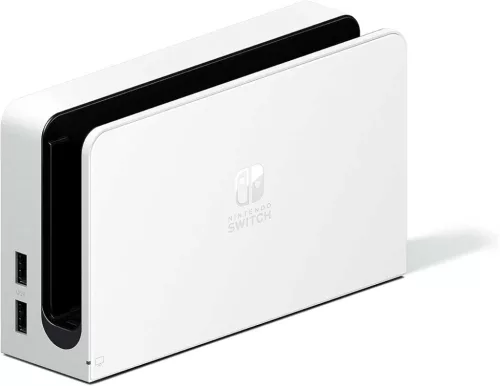 Nintendo Switch OLED Játékkonzol, Fehér Joy-Con™, 7" OLED Kijelző, 1280x720, 64 GB, NVIDIA Tegra, HDMI, USB Type-C, LAN, WLAN, Bluetooth