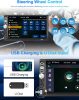 Podofo 7 hüvelykes 1080P HD érintőképernyős autórádió Carplay és Android Auto támogatással