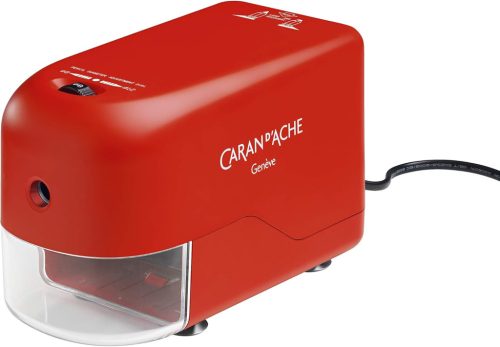 Caran d'Ache 477.070 Elektromos Ceruzahegyező, Piros, 8-12 mm