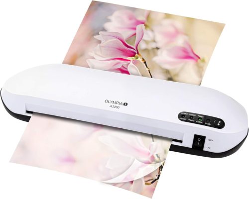 Olympia A 2250 Laminálógép A4 méretben, fehér/fekete