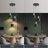 Lichtmaler 3 Lángos Vintage Függőlámpa E27 Fekete-Arany