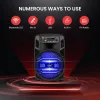 Pyle 300W Hordozható Bluetooth PA Rendszer 8” Mélysugárzóval