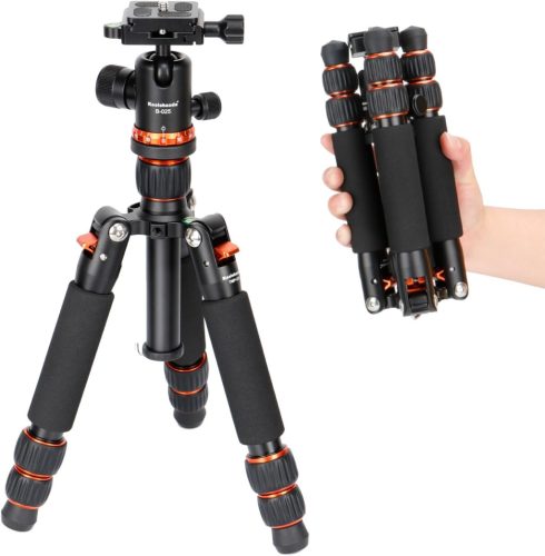 Koolehaoda 63,5 cm-es mini alumínium kameraállvány 10 kg teherbírással