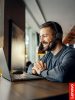 Lenovo Vezeték nélküli Sztereó Fejhallgató, Zajszűrős Mikrofon, Bluetooth 5.3, 31 Óra Beszélgetés