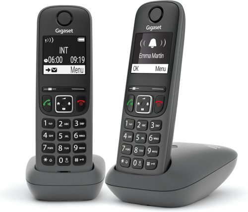 Gigaset A695 Duo vezeték nélküli telefon 2 kézibeszélővel, szürke