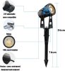 Lampen 8 darabos meleg fehér LED kültéri kerti reflektor szett 24W