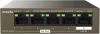 Tenda TEG1105PD PoE Switch, 5 Port Gigabit, 4x PoE PSE, 1x PoE PD, IEEE 802.3af, 22W PoE Költségkeret, Fém Ház, Asztali, Fali, Fekete