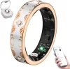 XSWCCJJ 10 Gen Diamond Smart Ring, Bluetooth, Android, iOS, Waterproof IP68, Sleep Monitoring, SpO2, Okos Gyűrű, Elegáns Stílus, 10 g