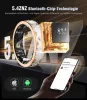 XSWCCJJ 10 Gen Diamond Smart Ring, Bluetooth, Android, iOS, Waterproof IP68, Sleep Monitoring, SpO2, Okos Gyűrű, Elegáns Stílus, 10 g