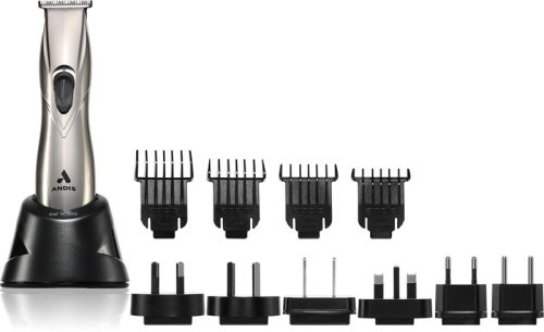 Andis Slimline Pro D8 Li T-Blade Trimmer Chrome - Cordless, Újratölthető, Lítium-ion Akkumulátorral