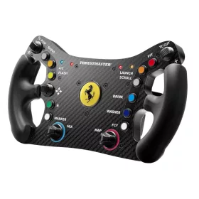   Thrustmaster Ferrari 488 GT3 Wheel Add-On Kormánykarima, 31 Cm, Carbon Előlap, 4 LED, 11 Gomb, D-Pad, 4 Encoder, Quick Release, PC, PS5, Xbox