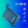 NGS Roller Furia 1 Blue Bluetooth Hangszóró, 15 W, Bluetooth 5.0, True Wireless, IPX6 Vízálló, USB, microSD 32 GB, Beépített Mikrofon, LED Fény, Kék