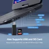 WOLFANG WDV02 Hordozható DVD Lejátszó, 15.6 HD Kijelző, CD DVD VCD SVCD Lejátszás, USB, SD, 3.5mm Fejhallgató Csatlakozó, Néma Lemezolvasás