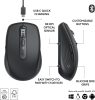 Logitech MX Anywhere 3S Kompakt Vezeték nélküli Egér, 8K DPI, Gyors Görgetés