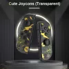 PPKKAI Joy Cons Nintendo Switch Kontroller, Vezeték Nélküli, Átlátszó, Pokemon Minta, Dual Vibration, 6 Tengelyes Giroszkóp, Wake Up, Beépített Akkumulátor