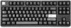 Drop GMK White-On-Black Mechanikus Billentyűzet Keycap Szett, Cherry Profil, ABS, Doubleshot, CR Fekete WS1 Fehér, Klasszikus Szín, Fekete