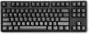 Drop GMK White-On-Black Mechanikus Billentyűzet Keycap Szett, Cherry Profil, ABS, Doubleshot, CR Fekete WS1 Fehér, Klasszikus Szín, Fekete