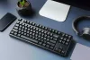Drop GMK White-On-Black Mechanikus Billentyűzet Keycap Szett, Cherry Profil, ABS, Doubleshot, CR Fekete WS1 Fehér, Klasszikus Szín, Fekete