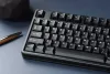 Drop GMK White-On-Black Mechanikus Billentyűzet Keycap Szett, Cherry Profil, ABS, Doubleshot, CR Fekete WS1 Fehér, Klasszikus Szín, Fekete