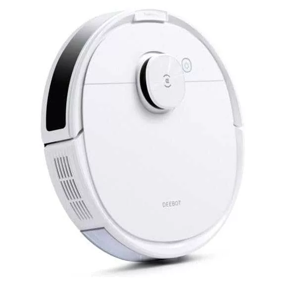 ECOVACS Deebot N8 Robotporszívó Felmosó Funkcióval, 2300 Pa, TrueMapping 1.0 Lézer Navigáció, HEPA Szűrő, 4 Szívóerő Szint, Fehér