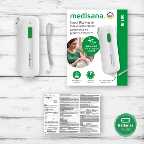 Medisana IB 100 Rovarcsípés Gyógyító, 9,7 x 3,7 x 2 cm, 50 g, Hőkezelés, Kémiai Anyagok Nélkül