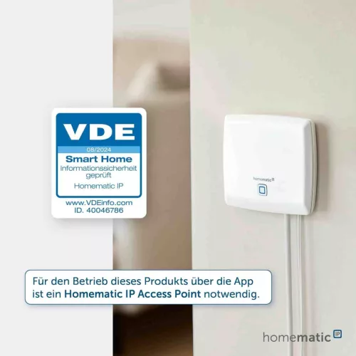 Homematic IP Smart Home Ablak- és Ajtókontakt Magnetikus Digitális Szenzor 10,2 x 2,5 x 1,8 cm