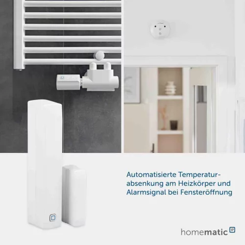 Homematic IP Smart Home Ablak- és Ajtókontakt Magnetikus Digitális Szenzor 10,2 x 2,5 x 1,8 cm