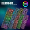 RedThunder K10 RGB Gamer Billentyűzet és Egér Szett Német QWERTZ