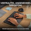 Logitech Wave Keys Ergonomikus Vezeték Nélküli Billentyűzet 104 Gombos - Grafit Szürke