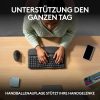 Logitech Wave Keys Ergonomikus Vezeték Nélküli Billentyűzet 104 Gombos - Grafit Szürke
