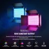 NEEWER 660 PRO II 50W RGB LED Videó Lámpa Készlet App Vezérléssel és Állvánnyal
