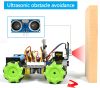 KEYESTUDIO Microbit 4WD Robotautó Készlet V2 Bluetooth Vezérléssel