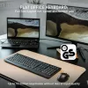 CHERRY KW 3000 Vezeték Nélküli Billentyűzet, Teljes Méret, Numerikus Pad, 2,4 GHz RF, USB-A Nano Vevő, Csendes Billentyűk, UK QWERTY, Fekete
