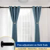 378 cm - 430 cm Feszítő Függönyrúd, Fúrás Nélküli, Állítható, Rozsdamentes Acél, Szobákhoz és Fürdőszobákhoz, SuoAirNuo