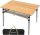 WKFAMOUT 80x55 cm Bambusz Camping Asztal