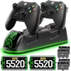 OIVO Xbox Controller Töltő Állomás 2 x 5520 mAh Akkumulátorral és RGB Módokkal