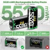 OIVO Xbox Controller Töltő Állomás 2 x 5520 mAh Akkumulátorral és RGB Módokkal
