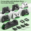 OIVO Xbox Controller Töltő Állomás 2 x 5520 mAh Akkumulátorral és RGB Módokkal