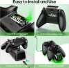 OIVO Xbox Controller Töltő Állomás 2 x 5520 mAh Akkumulátorral és RGB Módokkal