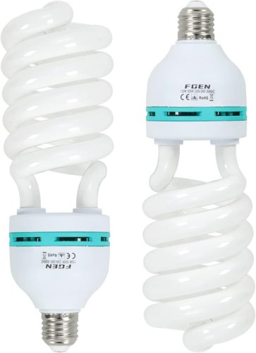 FGen 2x135W 5500K Fotó Lámpa E27 Foglalattal