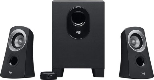 Logitech Z313 2.1 Hangrendszer Mélynyomóval, 50W Csúcsteljesítmény, Fekete