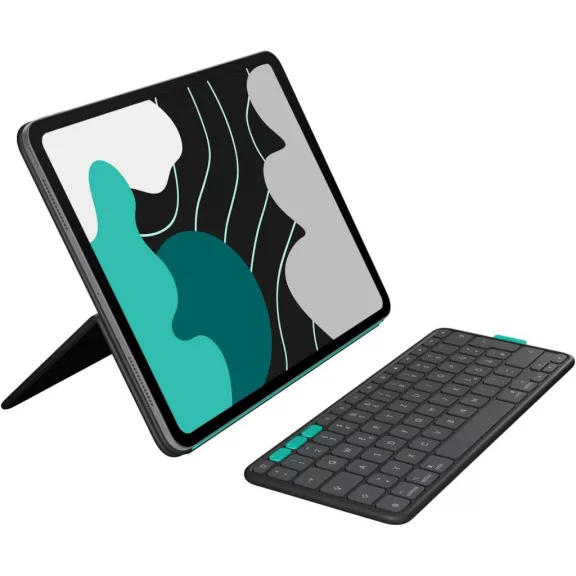 Logitech Flip Folio Billentyűzetes Tok 13 Hüvelykes iPad Pro M4 M5 És iPad Air M2000 L, Bluetooth, Német QWERTZ, Levehető Billentyűzet, Grafitszürke Logitech Flip Folio Billentyűzetes Tok 13 Hüvelykes iPad Pro M4 M5 És iPad Air M2000 L, Bluetooth, Német QWERTZ, Levehető Billentyűzet, Grafitszürke