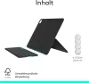 Logitech Flip Folio Billentyűzetes Tok 13 Hüvelykes iPad Pro M4 M5 És iPad Air M2000 L, Bluetooth, Német QWERTZ, Levehető Billentyűzet, Grafitszürke