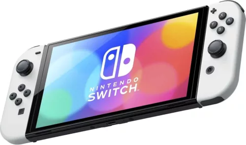Nintendo Switch OLED Játékkonzol, Fehér Joy-Con™, 7" OLED Kijelző, 1280x720, 64 GB Belső Memória, WLAN, LAN, NVIDIA Tegra, HDMI, Bluetooth 4.1