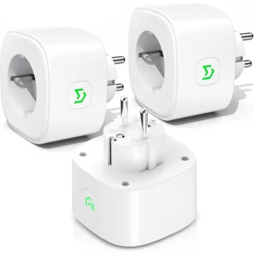   Refoss MSS210 WiFis Okos Konnektor, Dugalj, 16A, 240V, Időzítő, eHomeLife App, Alexa, Google Assistant, Hangvezérlés, 2,4GHz, Túlterhelés Védelem, Fehér