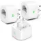 Refoss MSS210 WiFis Okos Konnektor, Dugalj, 16A, 240V, Időzítő, eHomeLife App, Alexa, Google Assistant, Hangvezérlés, 2,4GHz, Túlterhelés Védelem, Fehér