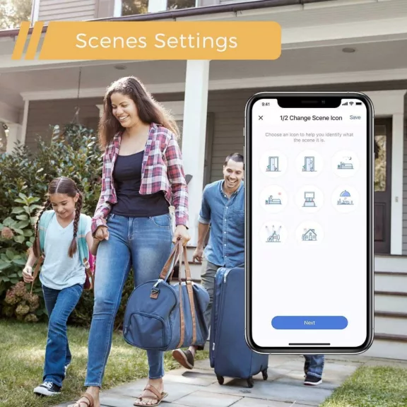 Refoss MSS210 WiFis Okos Konnektor, Dugalj, 16A, 240V, Időzítő, eHomeLife App, Alexa, Google Assistant, Hangvezérlés, 2,4GHz, Túlterhelés Védelem, Fehér