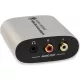FeinTech VMA00102 HDMI ARC eARC Audio TV Adapter, Fejhallgató És Sztereó Rendszer Csatlakozás, RCA, 3,5 Mm Jack, Hangerőszabályzás, Fém Ház, Fekete