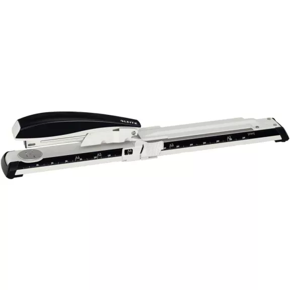 Leitz 55600095 NeXXt Hosszúkaros Tűzőgép, 40 Lap, 24/8 26/8 Kapocs, 8 mm Lábhossz, 300 mm Befűzési Mélység, Fém Ház, Fekete Leitz 55600095 NeXXt Hosszúkaros Tűzőgép, 40 Lap, 24/8 26/8 Kapocs, 8 mm Lábhossz, 300 mm Befűzési Mélység, Fém Ház, Fekete